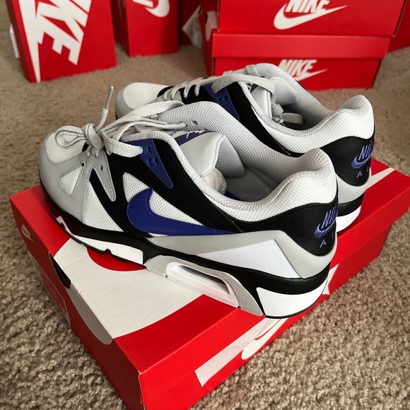 Nike Men’s Air Structure Grey Fog/Lapis-Black-White Purple - Picture 5 of 7